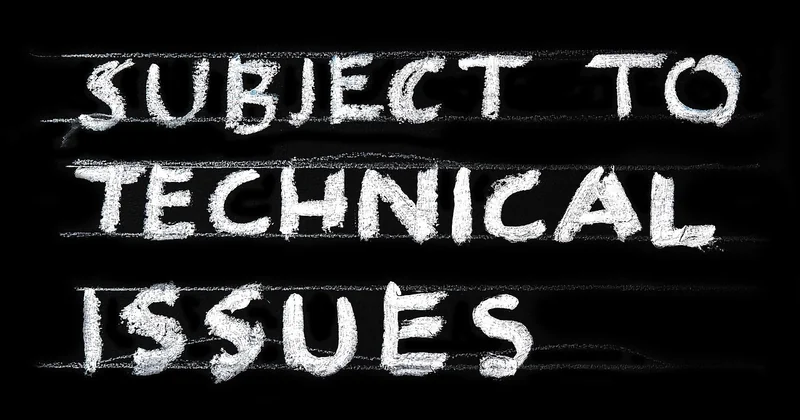 Technical errors worth fixing first